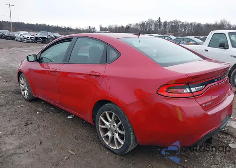 2013 Dodge Dart Rallye из США, поврежденный, VIN 1C3CDFBH4DD640853